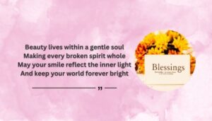 Beautiful Smiling Blessings Quotes