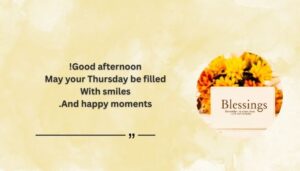 Cute Thursday Afternoon Blessings