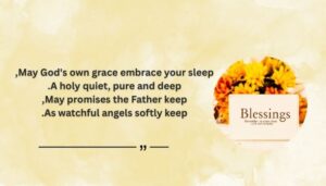 Faith Filled Good Night Blessings for Sleep