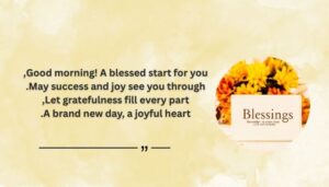 Good Morning Blessings GIF and Image Captions