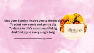 nspirational Sunday Blessings Quotes and Sayings