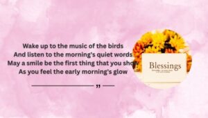 Morning Smiling Blessings and Wishes