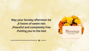 Relaxing Sunday Good Afternoon Blessings